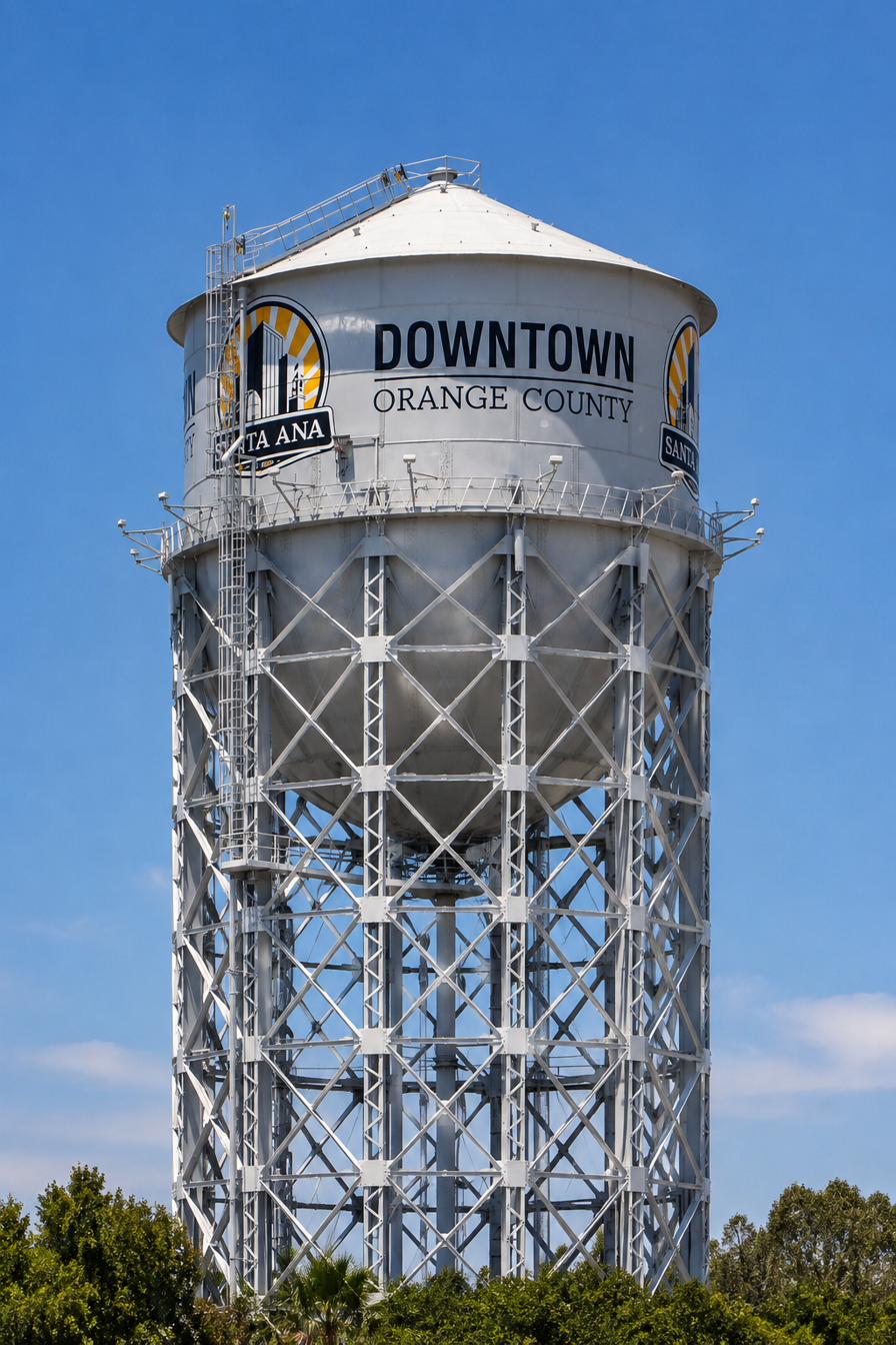 Torre de agua de Downtown Santa Ana